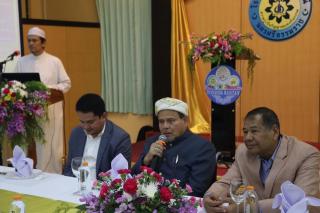 งานเลี้ยงรับรอง ฯพณฯ นายอาศิส พิทักษ์คุมพล จุฬาราชมนตรี พล.ต.ต.สุรินทร์ ปาลาเร่ เลขาธิการคณะกรรมการกลางอิสลามแห่งประเทศไทย และคณะกรรมการกลางอิสลามแห่งประเทศไทย